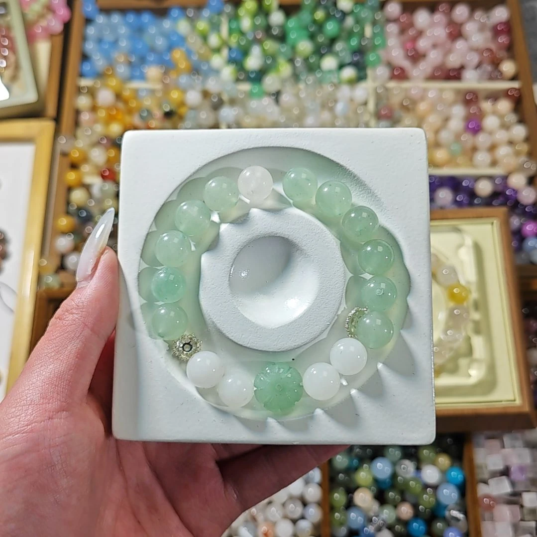 合金珠宝半成品紫晶diy水晶手链