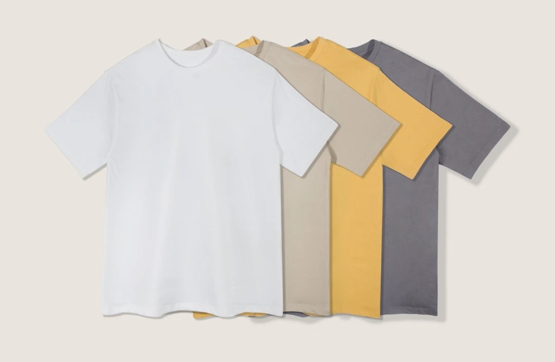 圆领青年320克男女潮牌短袖纯T宽松夏季白色打底衫纯棉上衣半袖