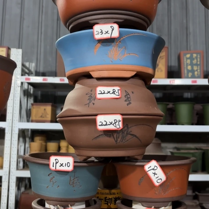 花盆紫砂100-8。