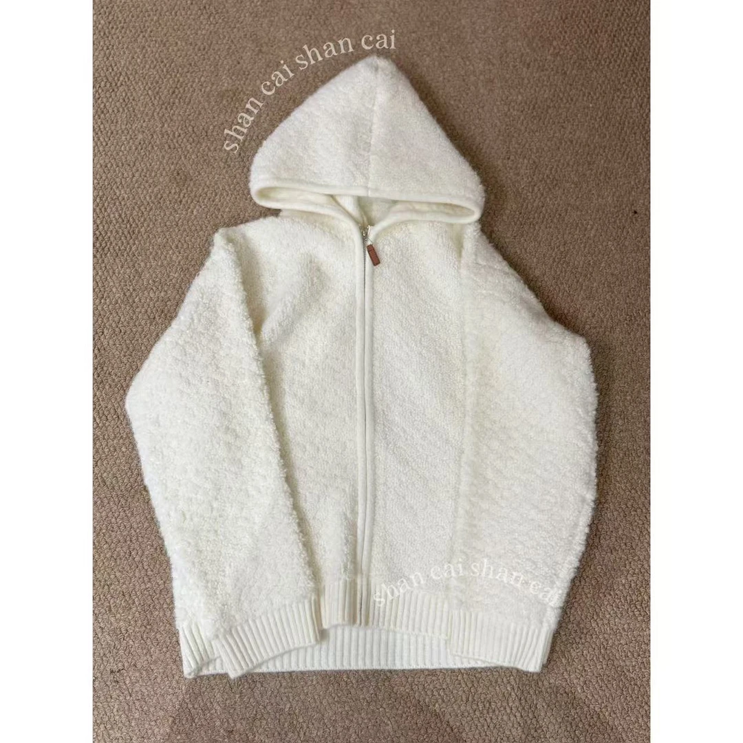 杉菜shancai丨（豆豆纱）毛衣外套冬季厚款