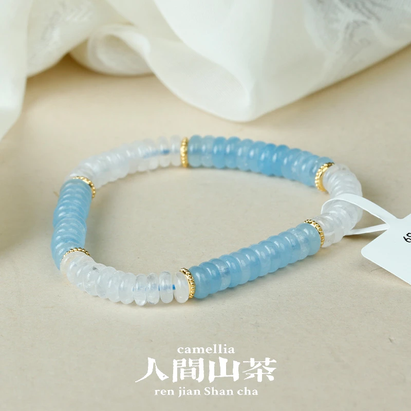 人间山茶 A2-1541 白水晶手串多样性发其一