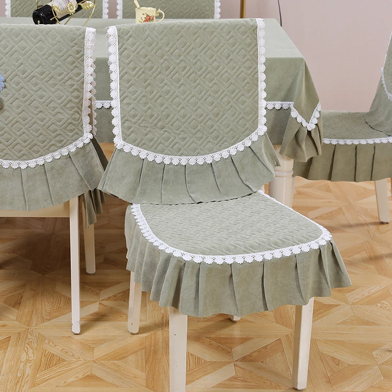 家居简约现代中式餐椅套餐桌椅子套餐桌套桌椅套罩欧式餐椅罩套装