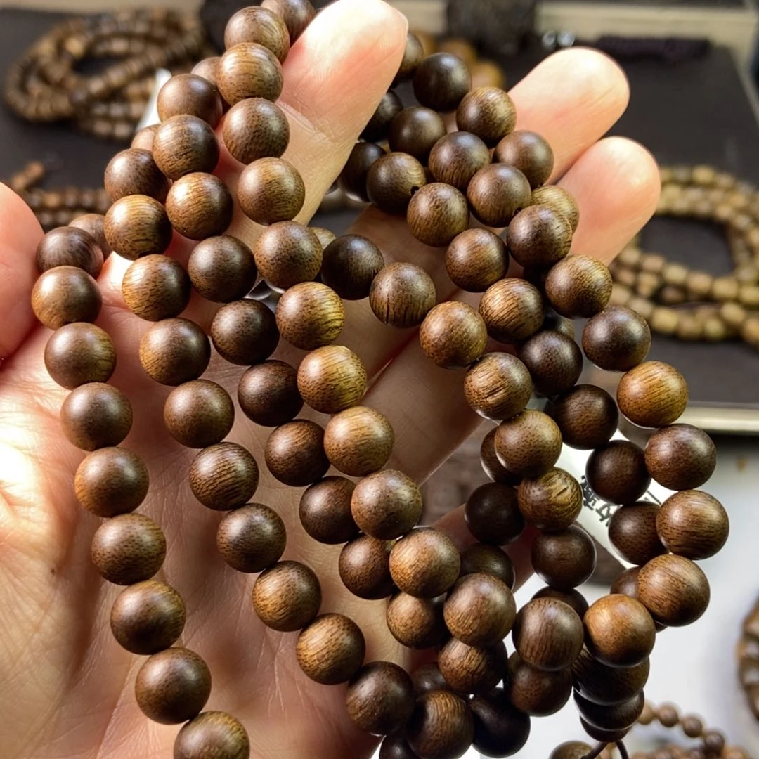 沉香手串吹*越南芽庄白