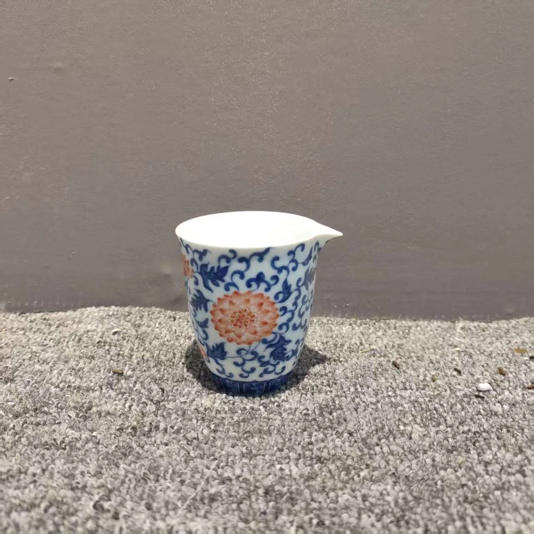 景德镇陶瓷缠枝莲公道杯FG11388
