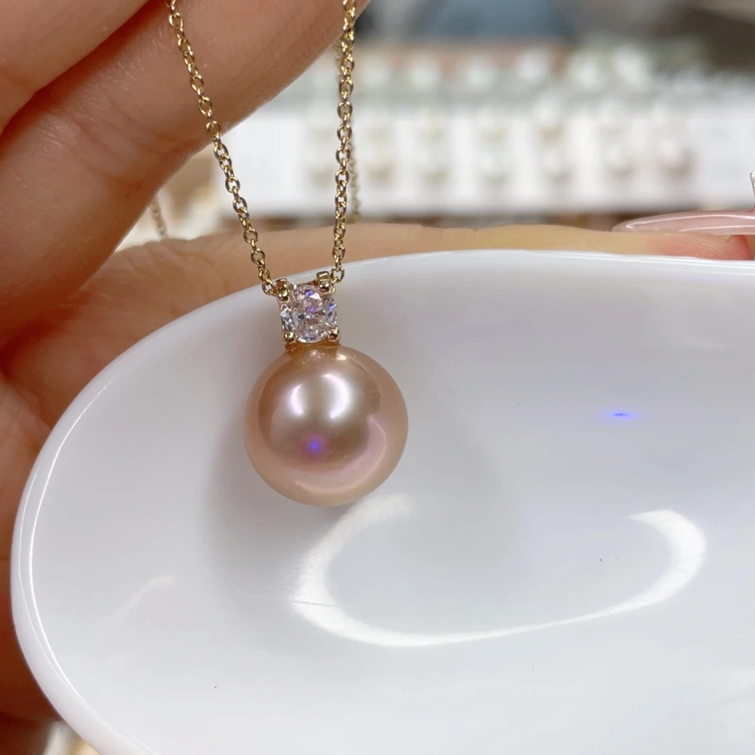 淡水珍珠未镶嵌吊坠(赠链)