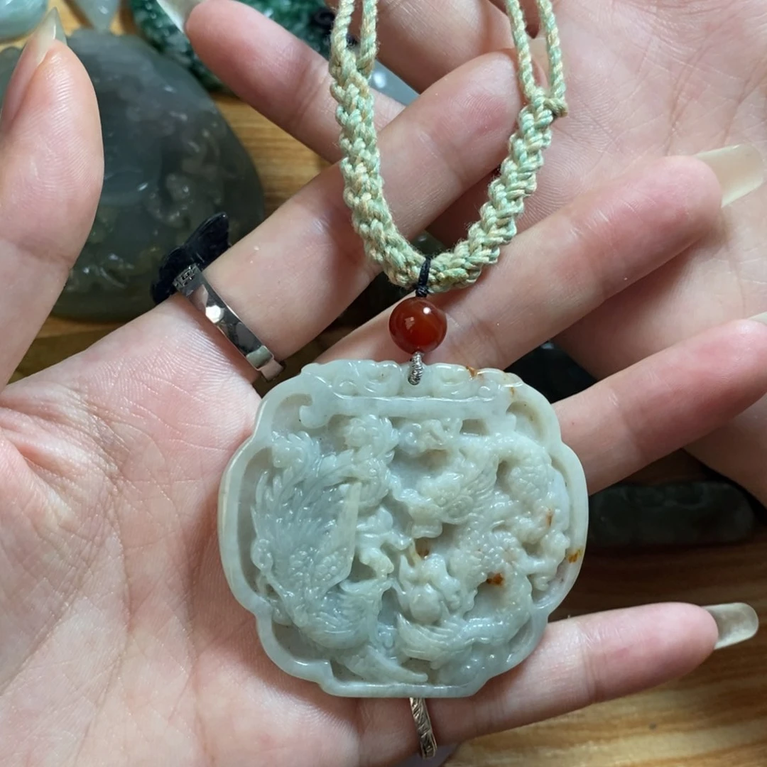 翡翠未镶嵌颈饰翡翠吊坠