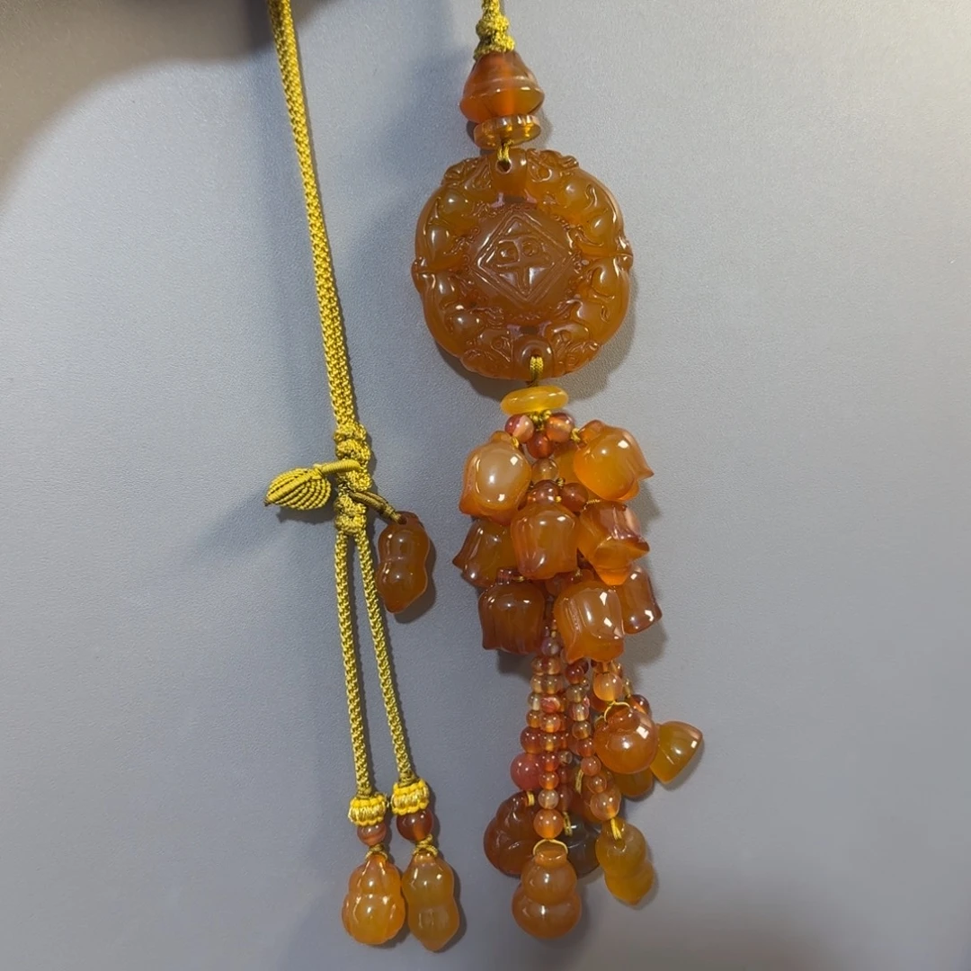 范***桐玛瑙/玉髓未镶嵌汽车挂件福利款