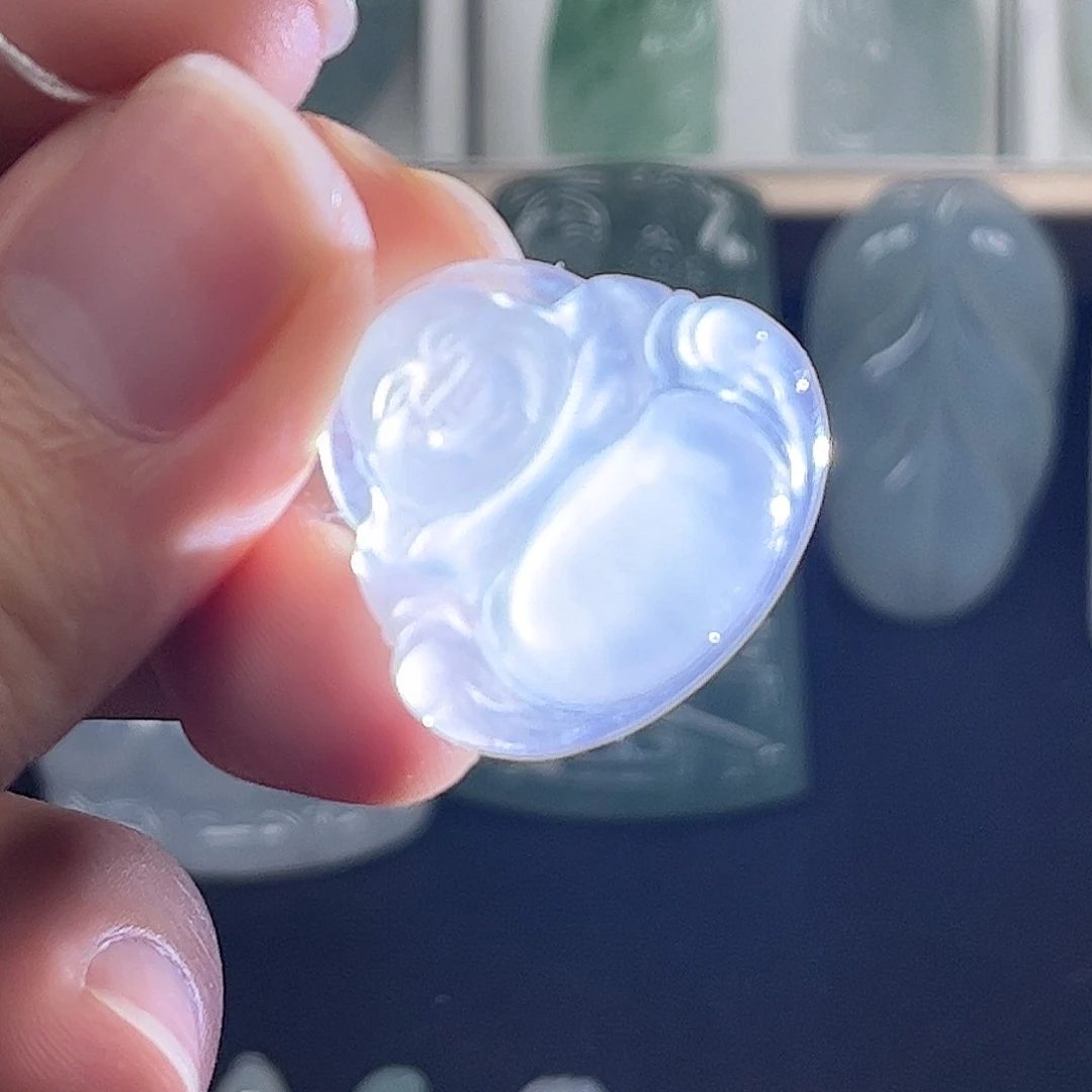 颈饰未镶嵌翡翠缅甸翡翠