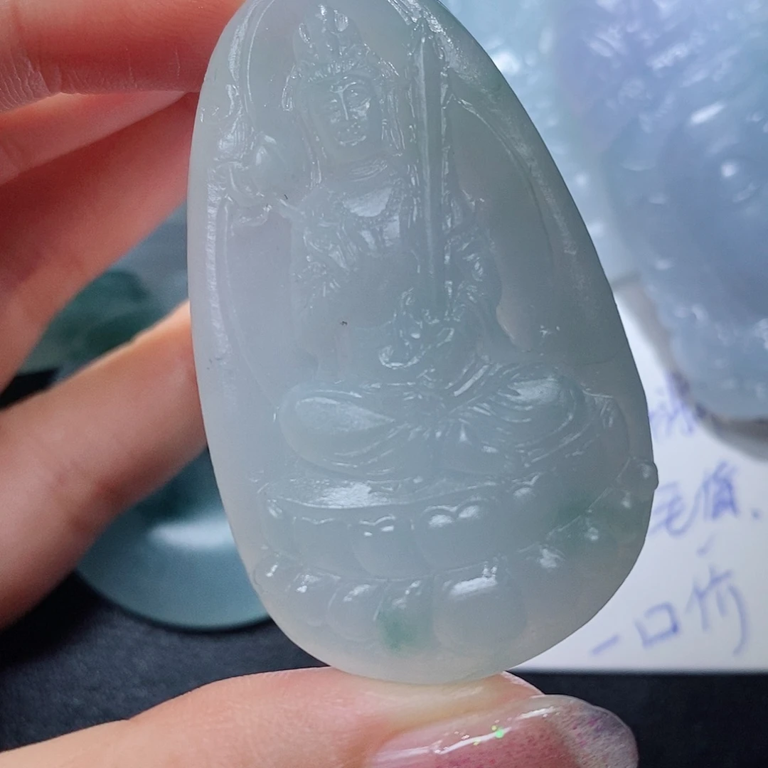 定制翡翠未镶嵌毛货付款后联系客服确认抛光