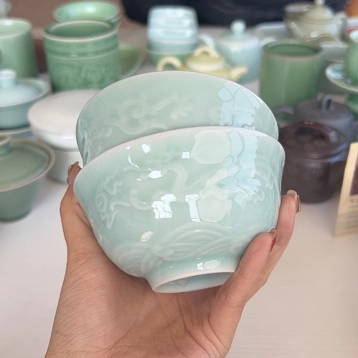 小米茶器龙泉青瓷