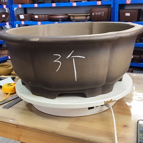 紫砂花盆雨**虹宜兴紫砂工艺品