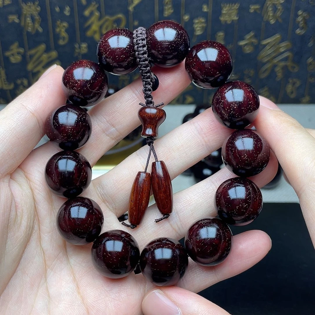 檀香紫檀（小叶紫檀）1.8 13颗 高油密多金星