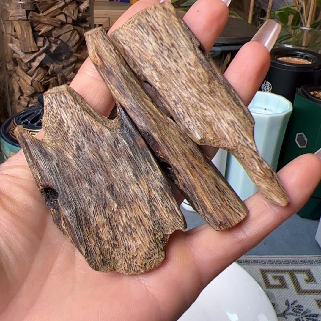 沉香沉香碎屑奇楠张勺子老料31克