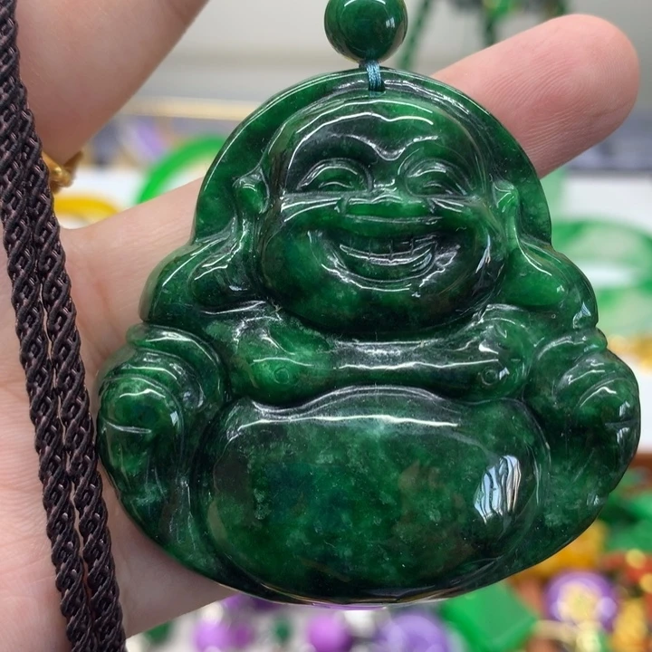 颈饰未镶嵌翡翠吊坠