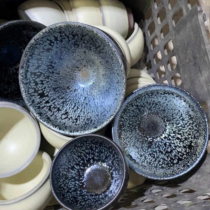 _***阶茶盏建阳建盏微瑕油滴