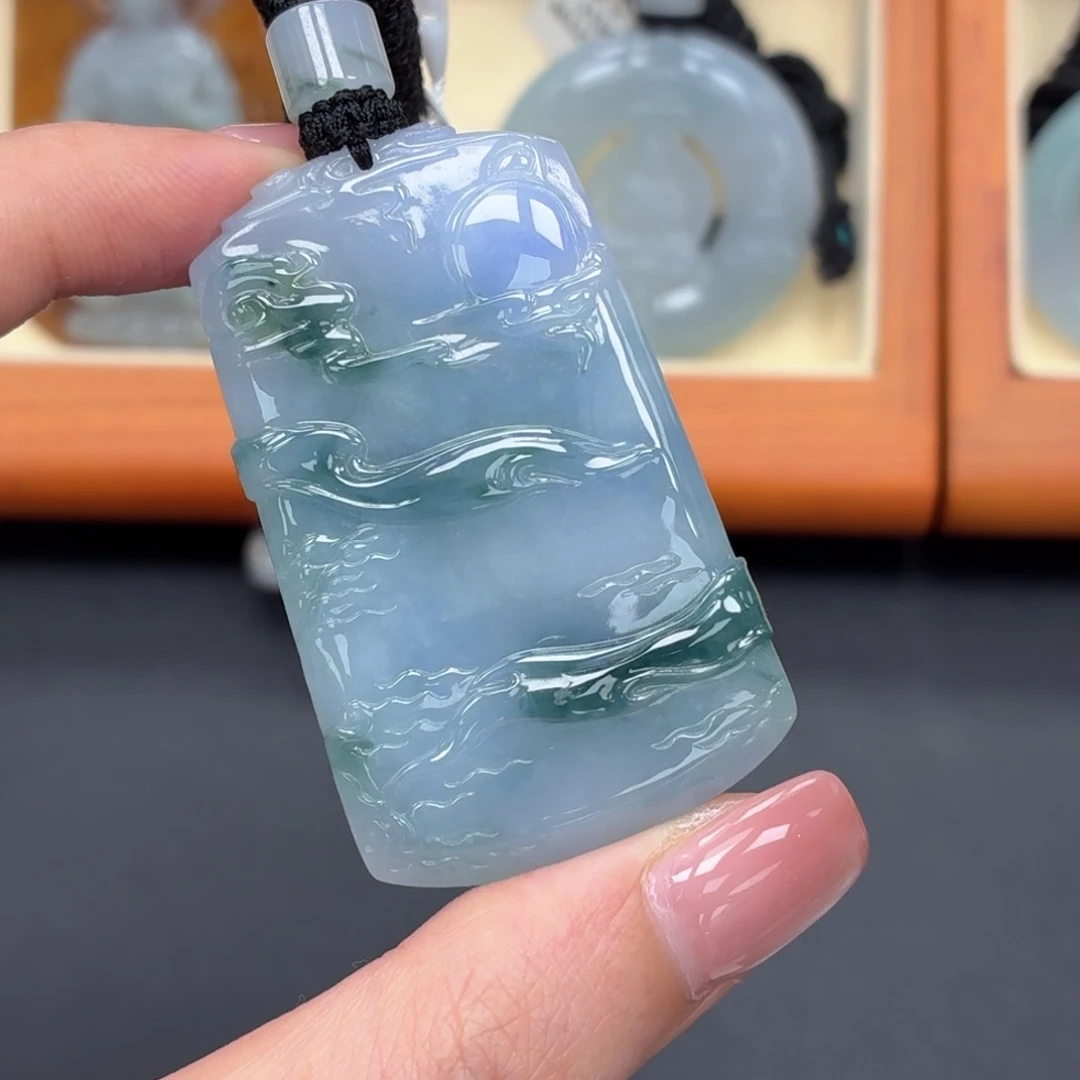 翡翠未镶嵌颈饰缅甸天然A货翡翠