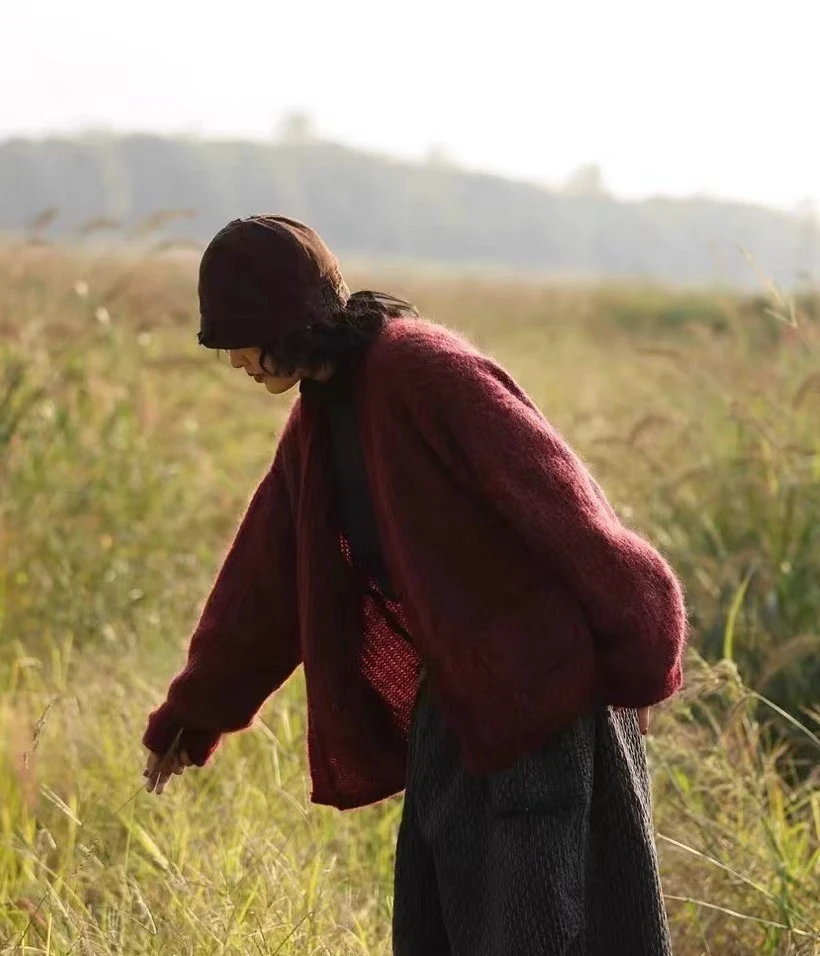 布衣小铺推荐～原创古兰木毛衣开衫
