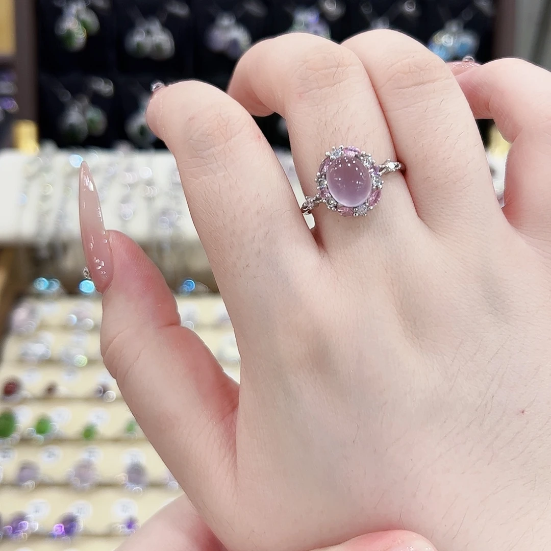 萤石银S925镶嵌颈饰