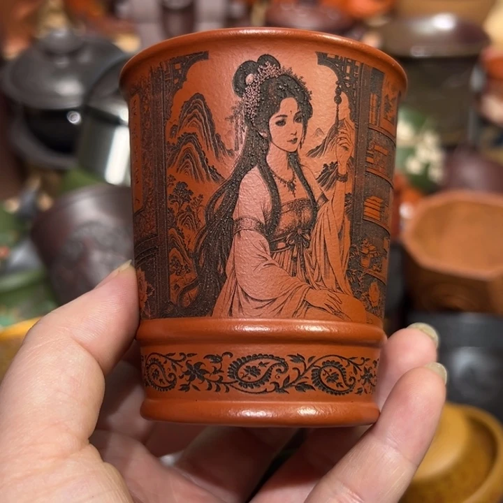 茶杯紫砂宜兴紫砂主人杯