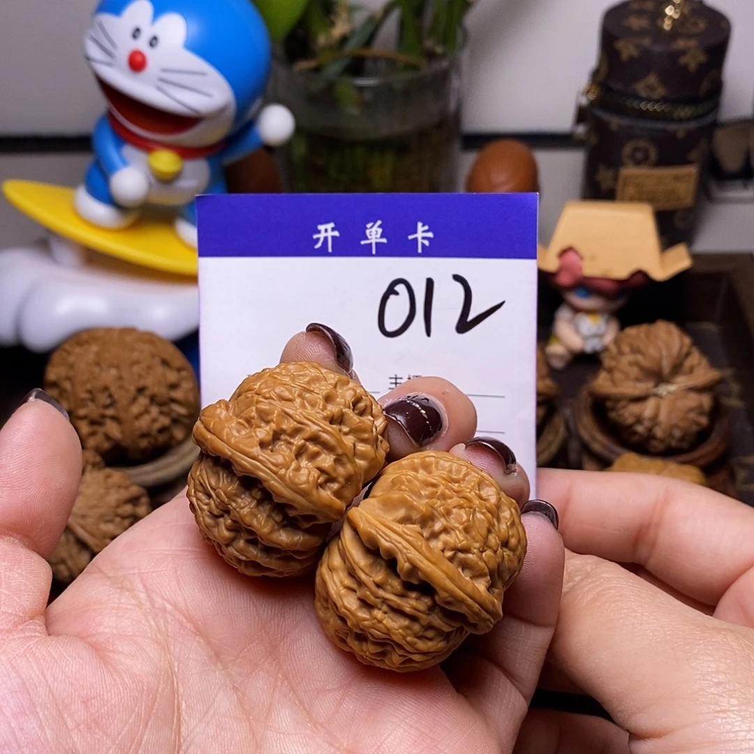 桃核吊坠文玩核桃白狮子38全品n