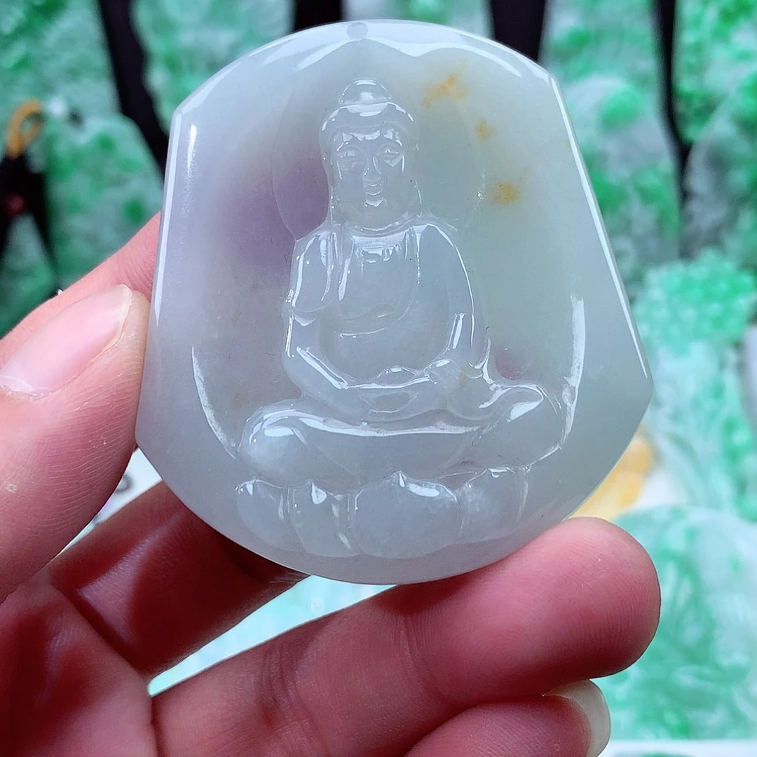 翡翠未镶嵌颈饰翡翠吊坠