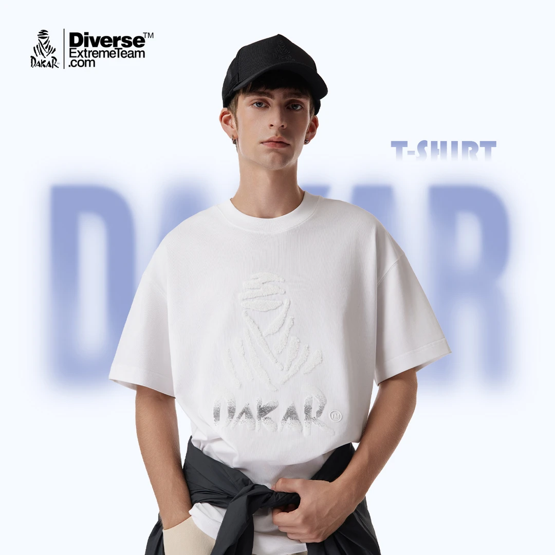 达喀尔男女【奥利】休闲夏季透气印花圆领短袖半袖潮流情侣款T恤