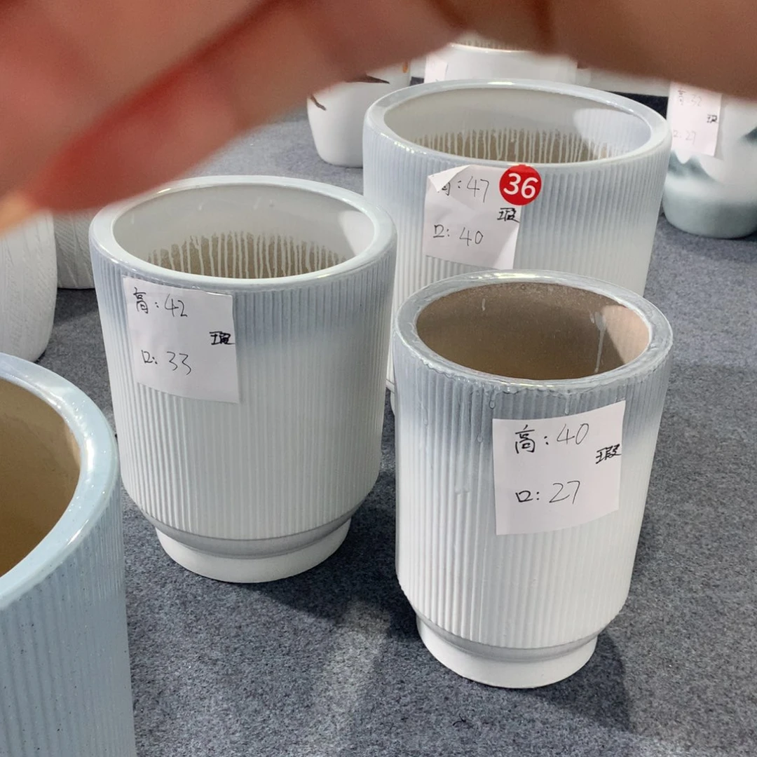 高温陶瓷花盆微瑕