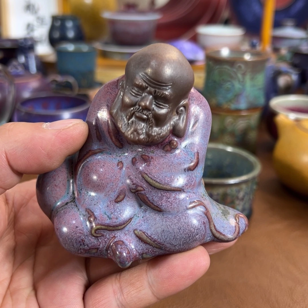 瓷摆件神垕钧瓷原产地清货微微瑕48