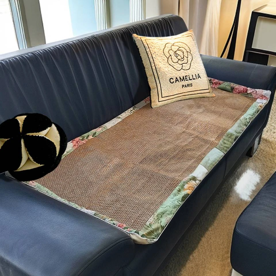 凉席艾灸毯冰藤席艾草席毯床垫垫子坐垫夏季冰藤编织古藤席子