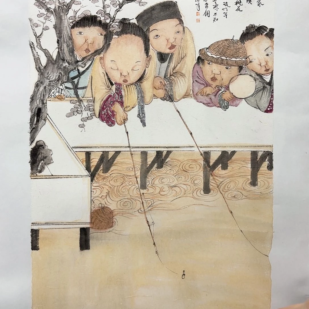 国画亲笔手绘放心去藏