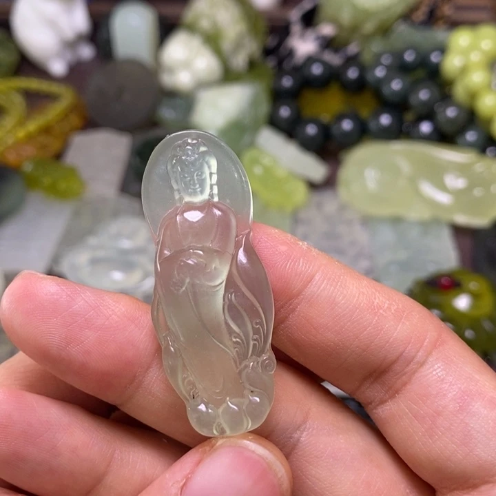 岫玉未镶嵌岫玉颈饰