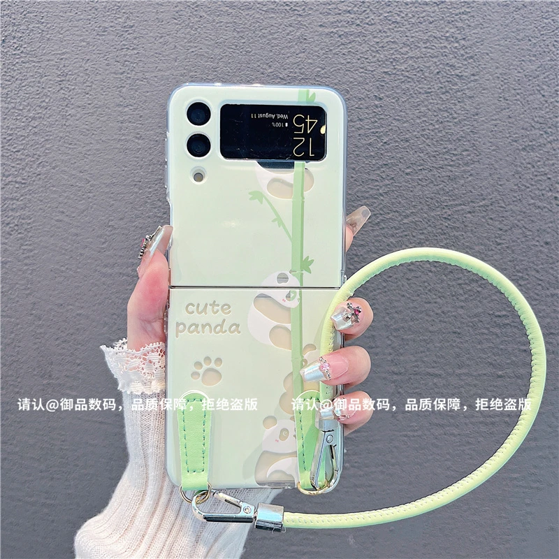 （三星zflip4系列）透明折叠壳适用三星zflip4/三星zflip3手机壳潮