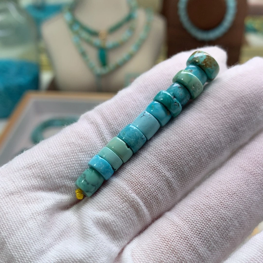 绿松石未镶嵌配饰