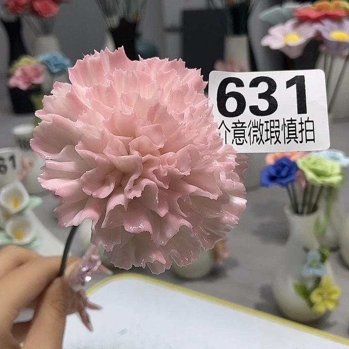陶瓷纯手工捏花设计