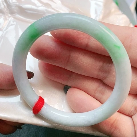 未镶嵌手镯翡翠圆条2653