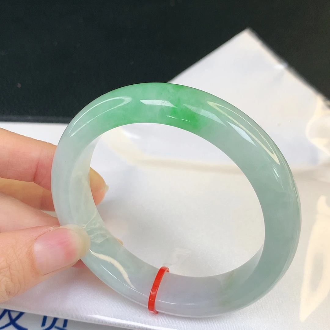 翡翠手镯未镶嵌缅甸天然翡翠A货手镯459