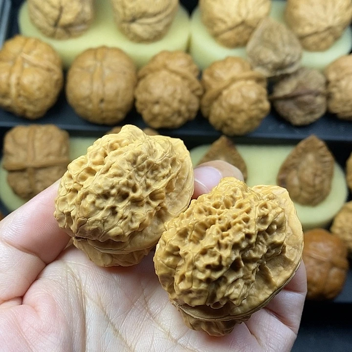 吊坠文玩核桃古柏金蟾40
