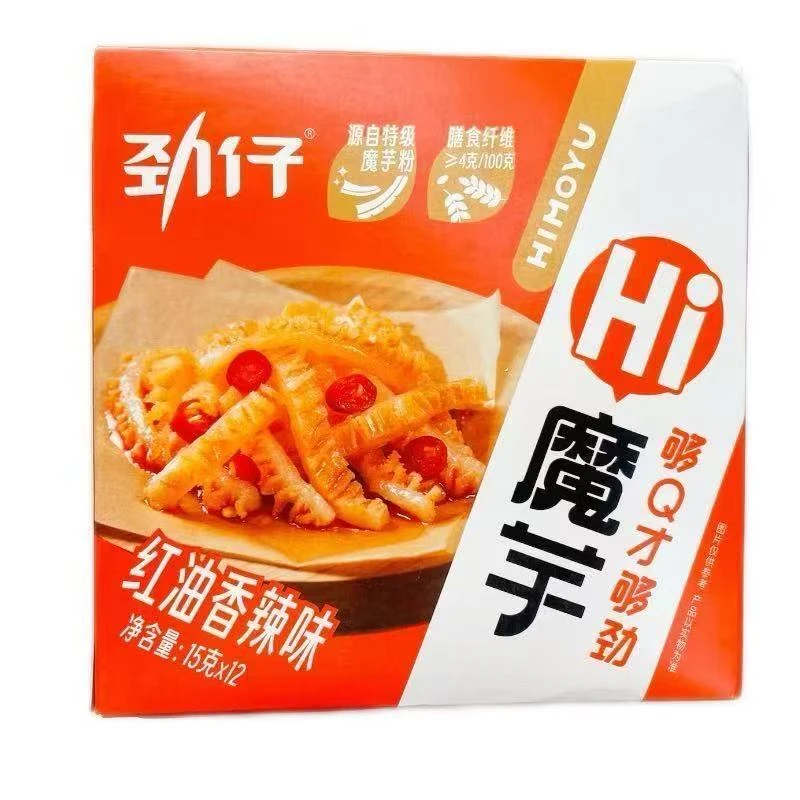 劲仔Hi魔芋红油香辣味 180g(15g*12)
