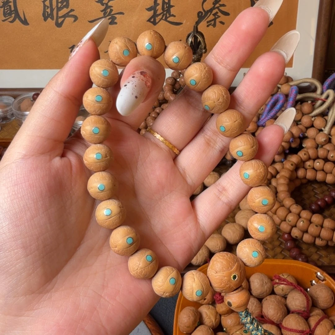 把件凤眼菩提12.5mm 松钉