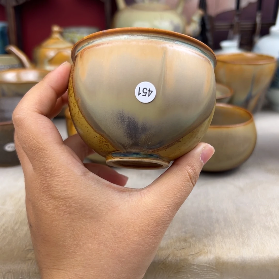 杯纯手工柴烧主人杯
