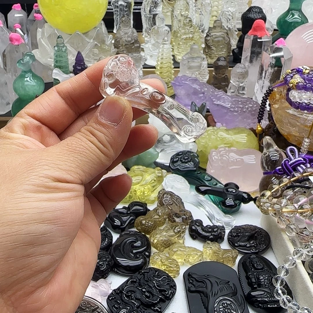 未镶嵌水晶车挂摆件