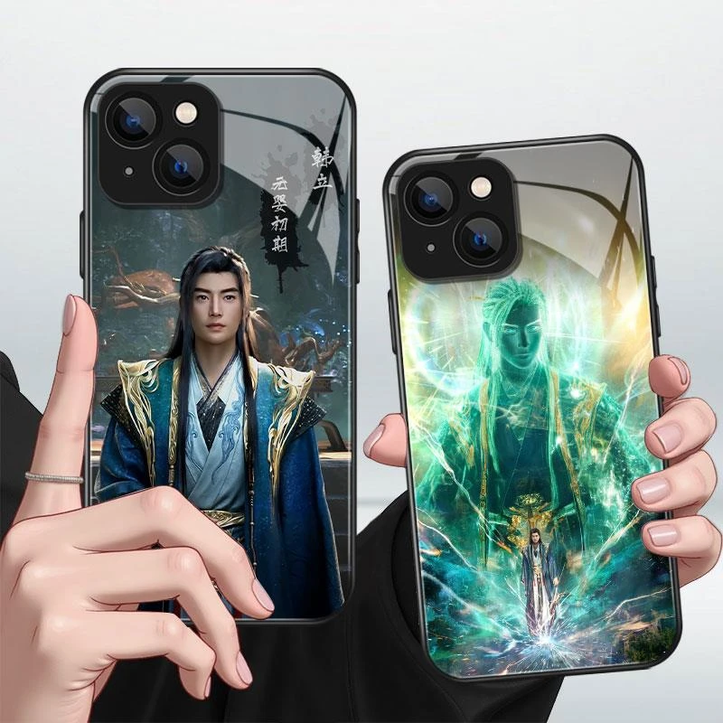 韩立结婴手机壳凡人修仙传适用于苹果16pro小米15红米K80pro华为m
