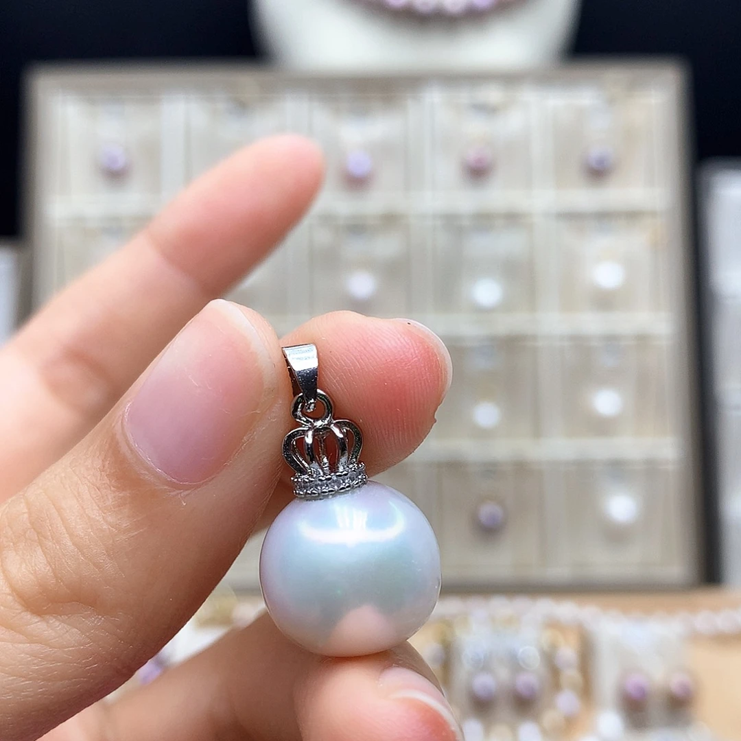 颈饰合金淡水珍珠