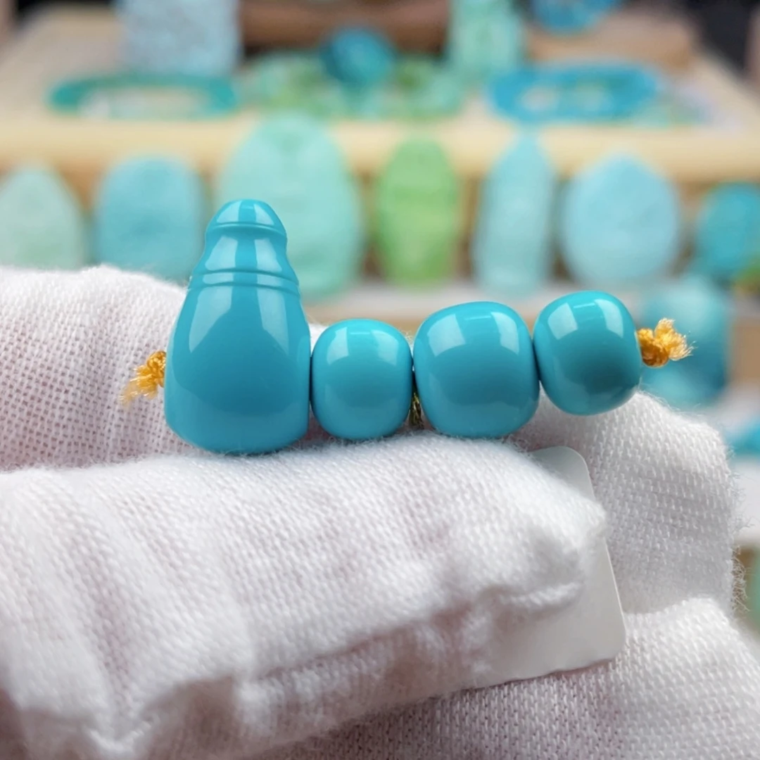 未镶嵌绿松石珠宝奇石夏*天