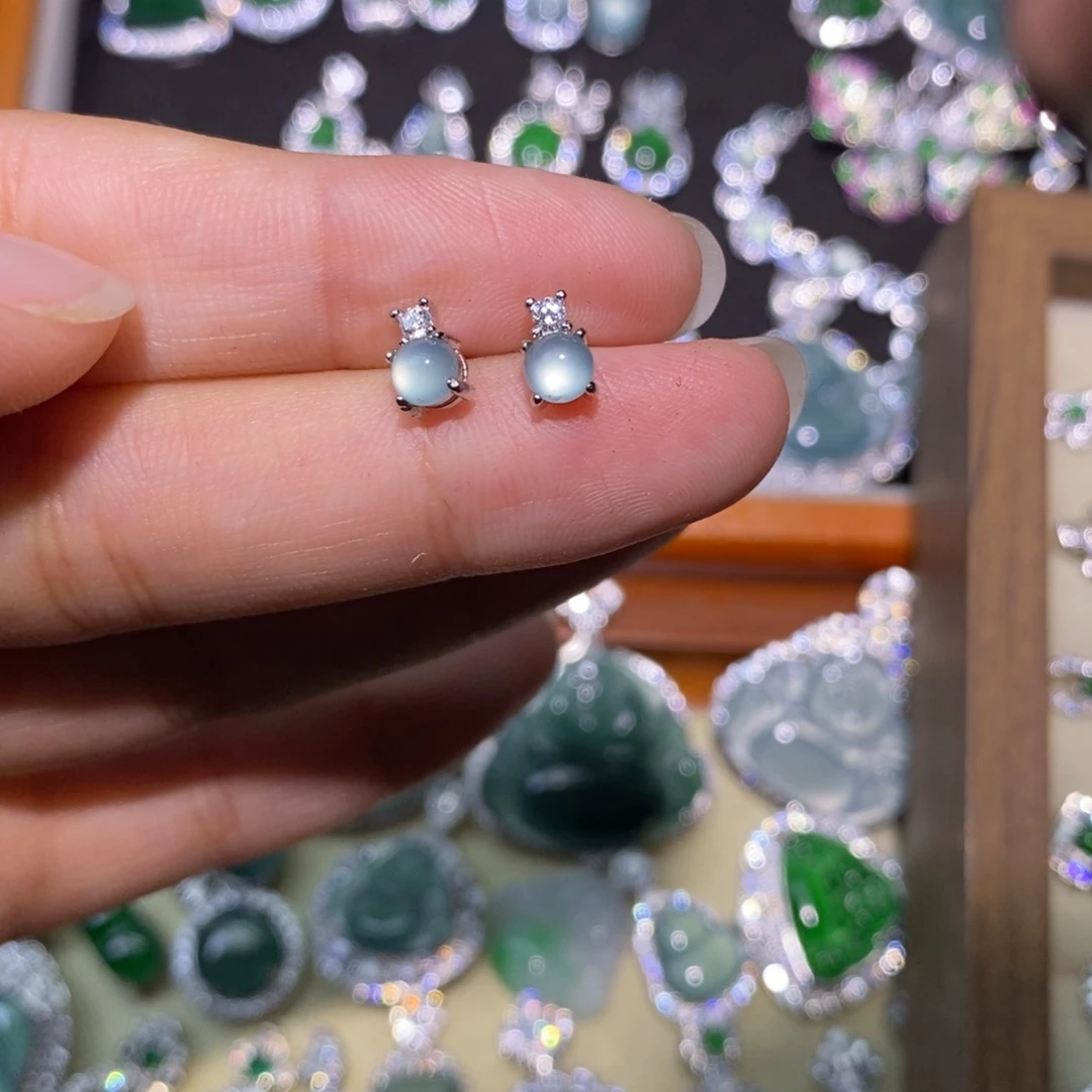 翡翠未镶嵌颈饰天然