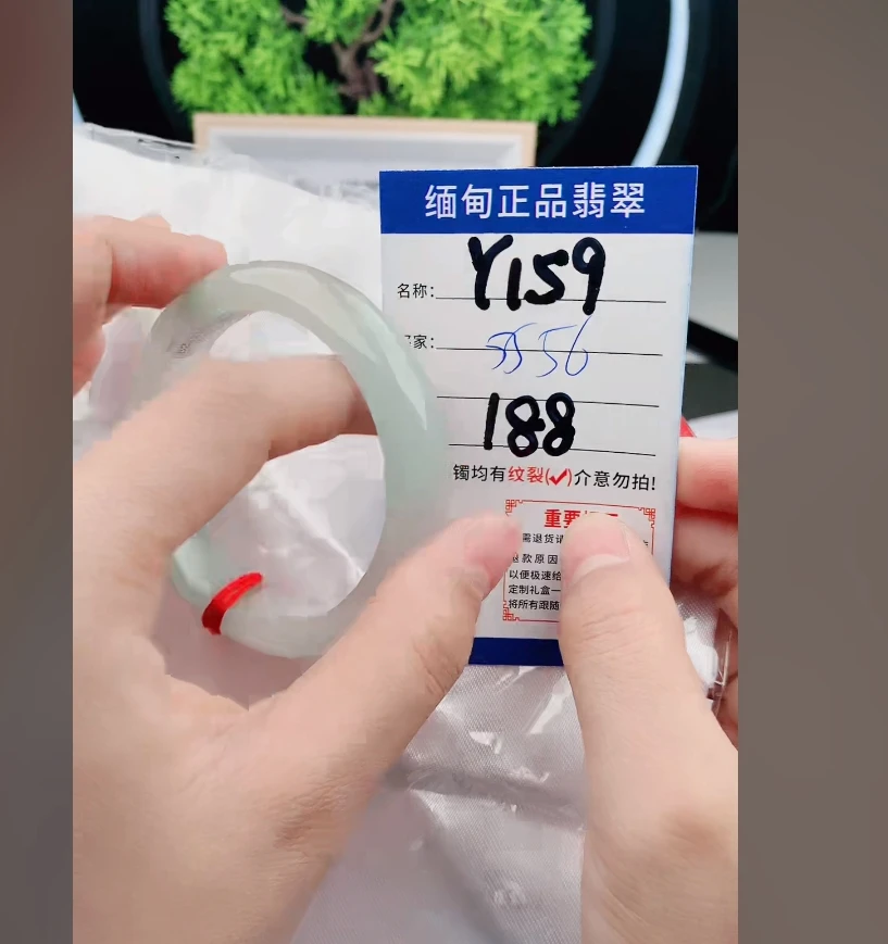 Y159【缅甸翡翠  手镯】实物以直播间为准微色差G