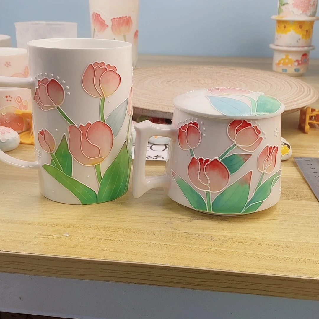 手绘手工制作陶瓷37栗