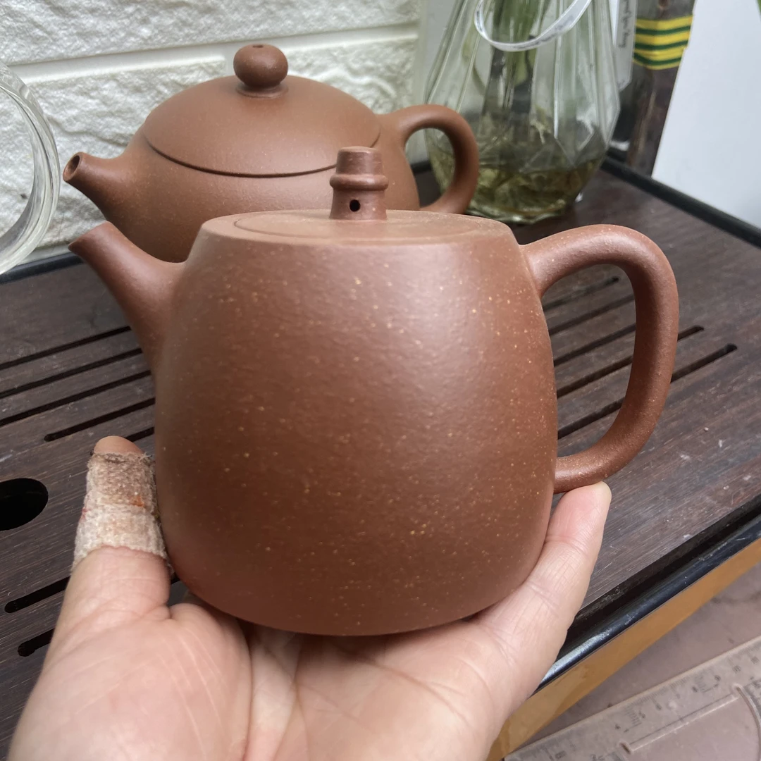 宜兴紫砂壶 汉铎壶 降坡泥 260cc