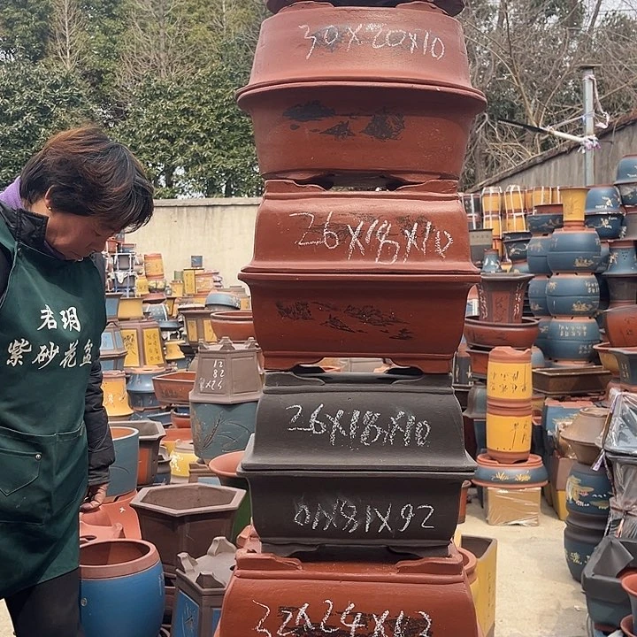 紫砂紫砂花盆是指利用
