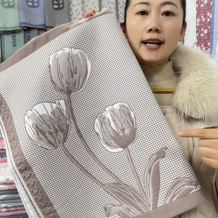 棉特价咖色郁金香